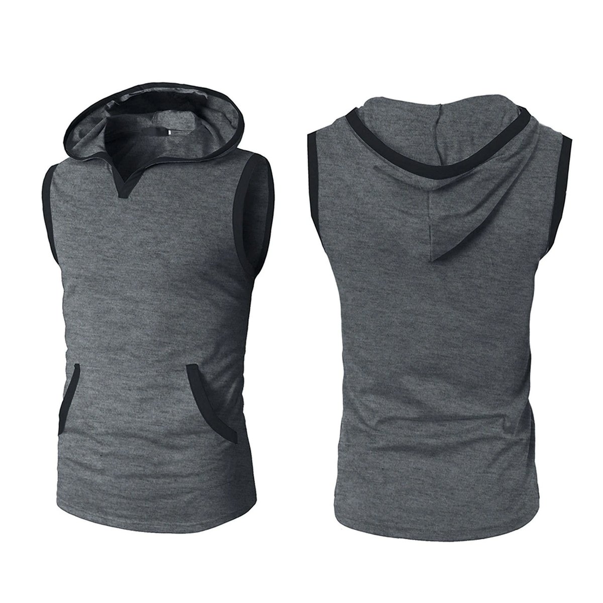 Men & Women Sleeveless Hoodies Men & Women Sleeveless Hoodies