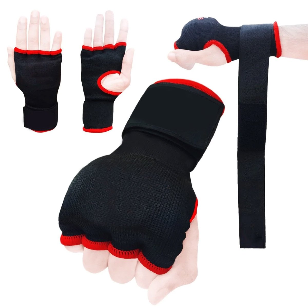 Boxing Inner Gloves Custom Printed Boxing Hand Wraps with Gel Padded Boxing Inner Gloves Custom Printed Boxing Hand Wraps with Gel Padded