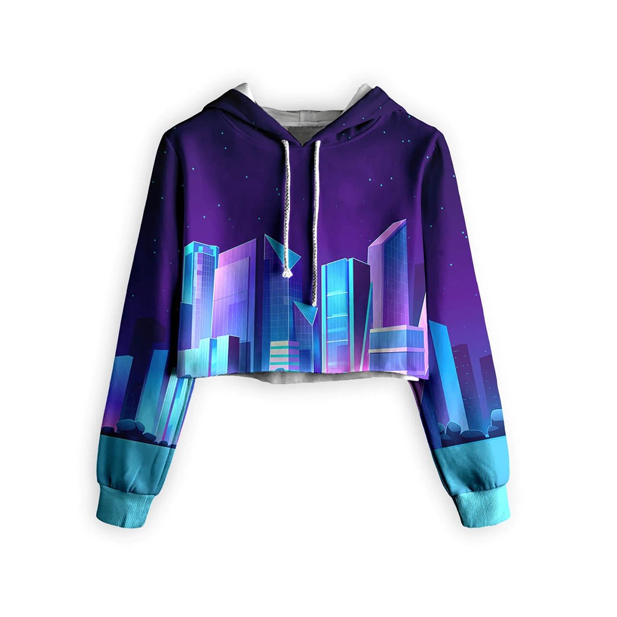 Promotional Sublimation Cropped Hoodies